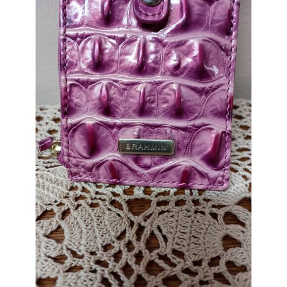 NWOT Brahmin Rouge Blush Melbourne Credit Card Wallet - Picture 2 of 7